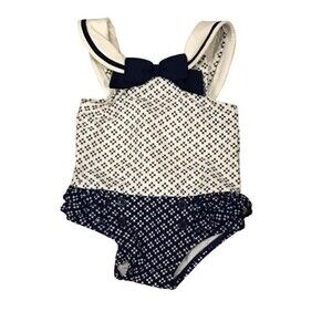 Baby Girl's Swimsuit 12-18 Months Gymboree One-Piece w/ Ruffle